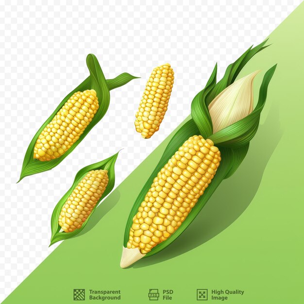 Corn on the cob with corn on the cob