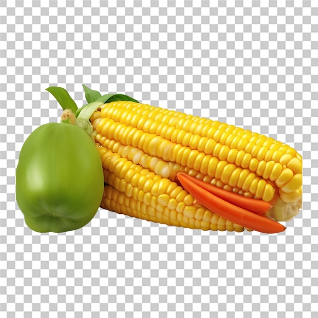 PSD corn isolated transparent background