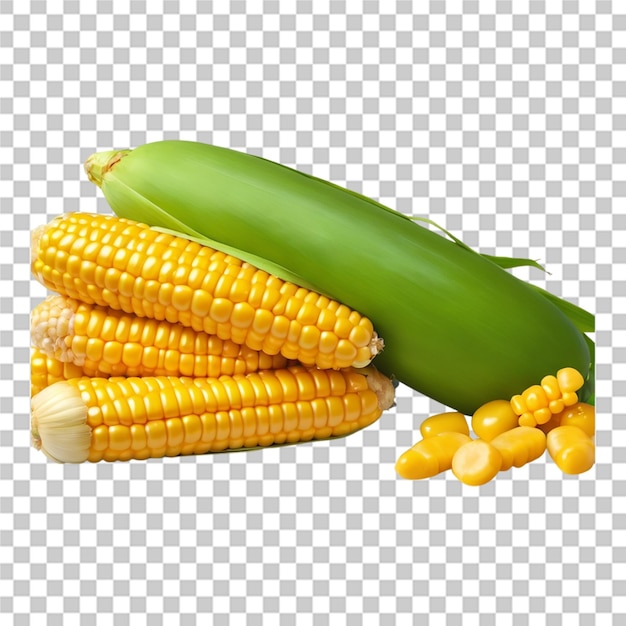 PSD corn isolated transparent background
