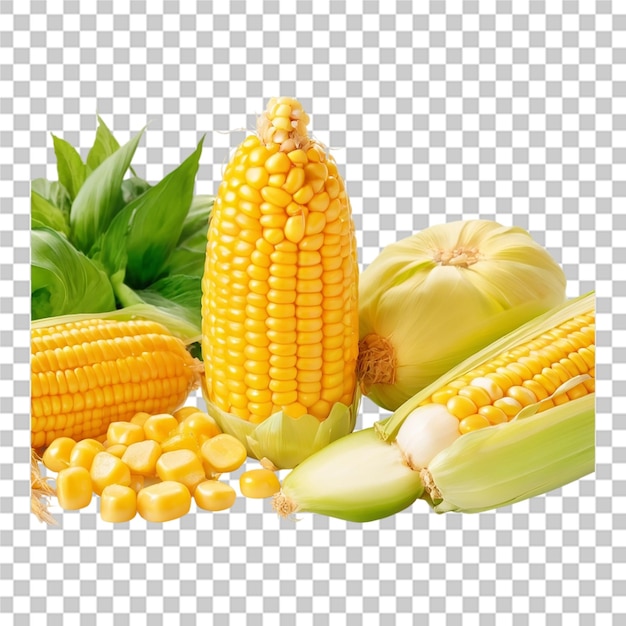PSD corn isolated transparent background