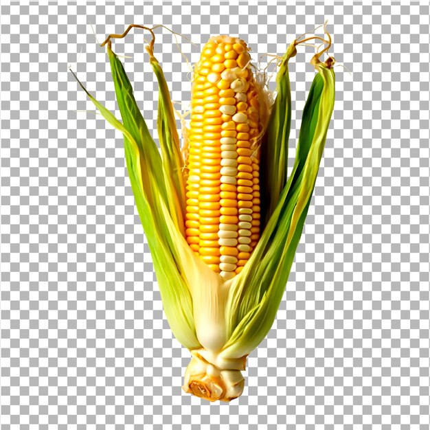 PSD corn isolated on a transparent background