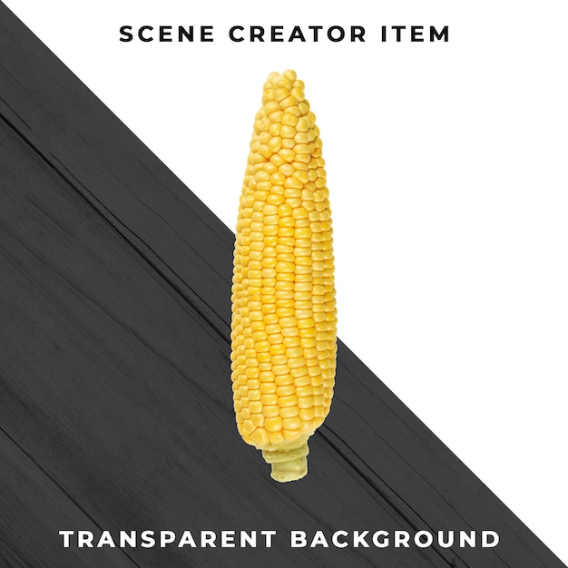 Corn isolated with clipping path.