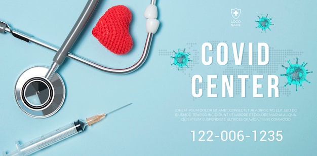 PSD banner di coronavirus