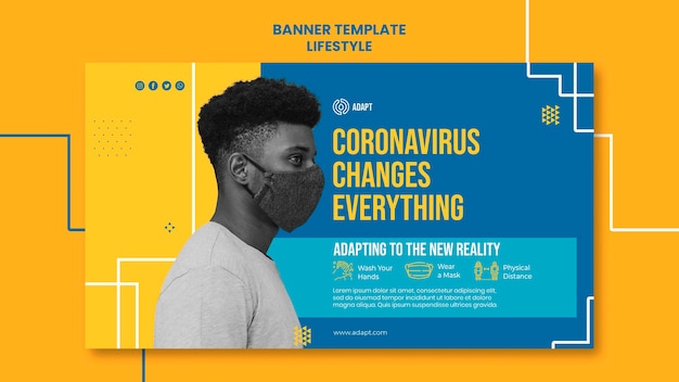 Il coronavirus cambia modello di banner