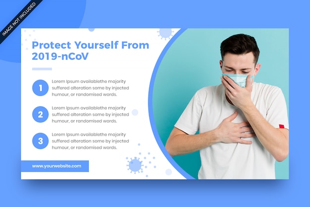 coronavirus prevention social media banner