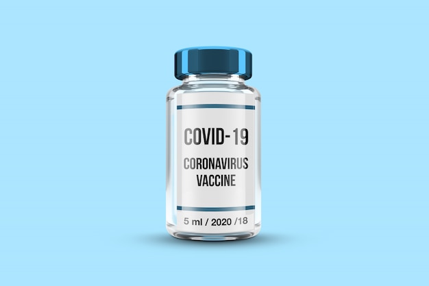 Mockup di vaccino contro il coronavirus