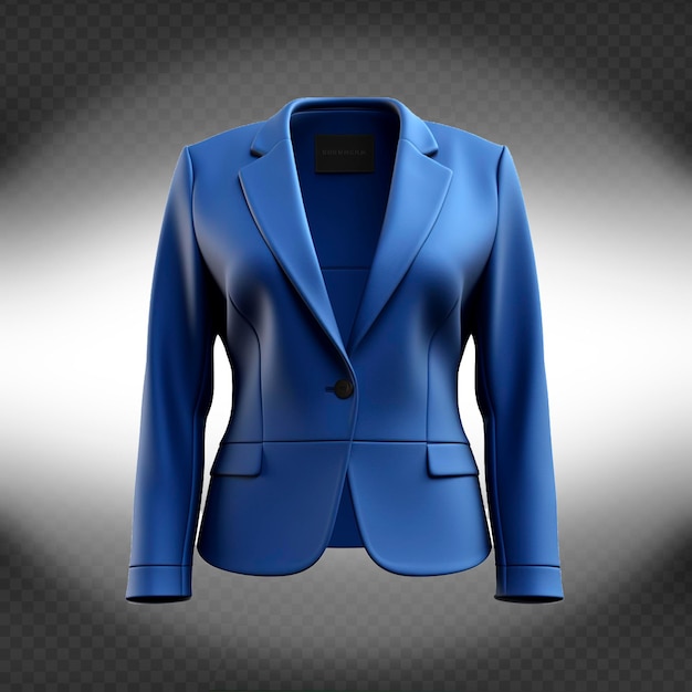 Corporate blue suit isolated