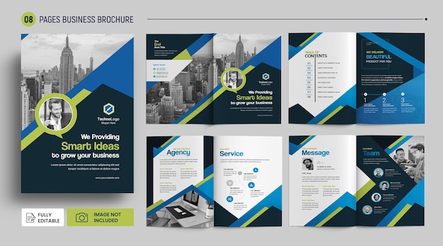 Corporate brochure company profile cover template