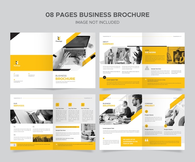 PSD corporate brochure design template