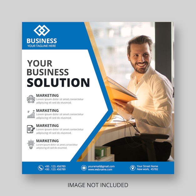 Corporate business banner template