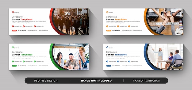 PSD corporate business banner templates