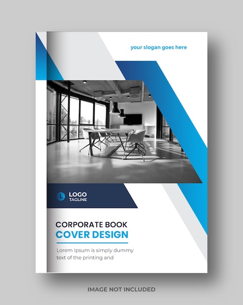 PSD corporate business book cover brochure template design