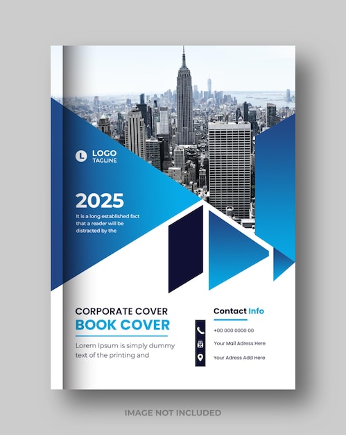 PSD corporate business book cover brochure template design