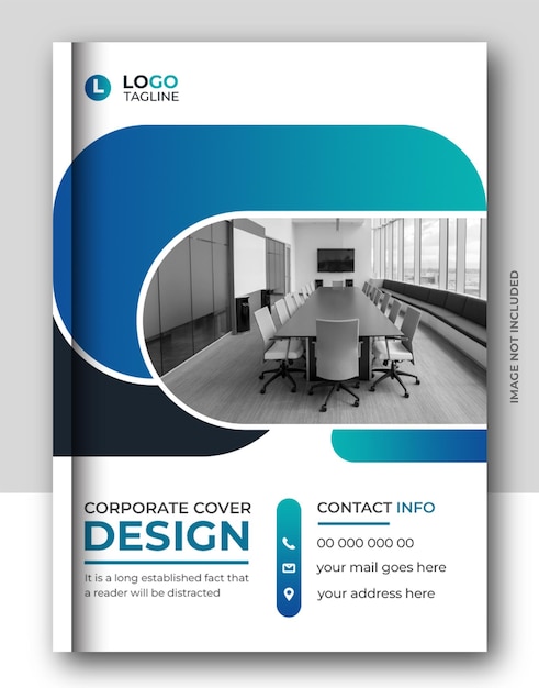 Corporate business brochure boekomslag bedrijfsprofiel jaarverslag sjabloon