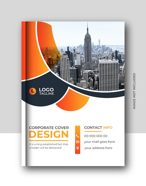 PSD corporate business brochure book cover company profile annual report template