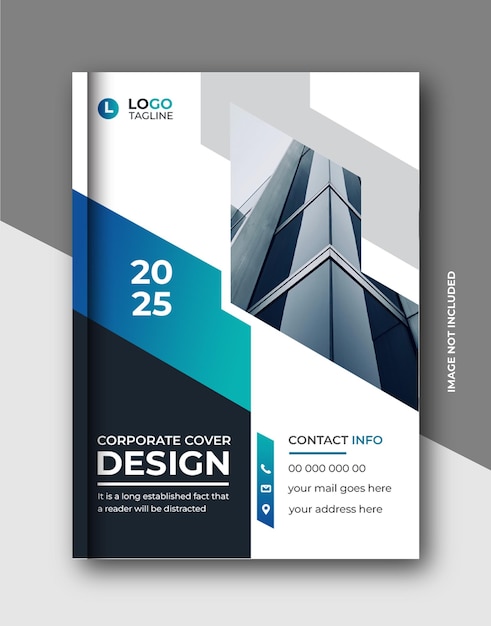 PSD corporate business brochure book cover company profile annual report template