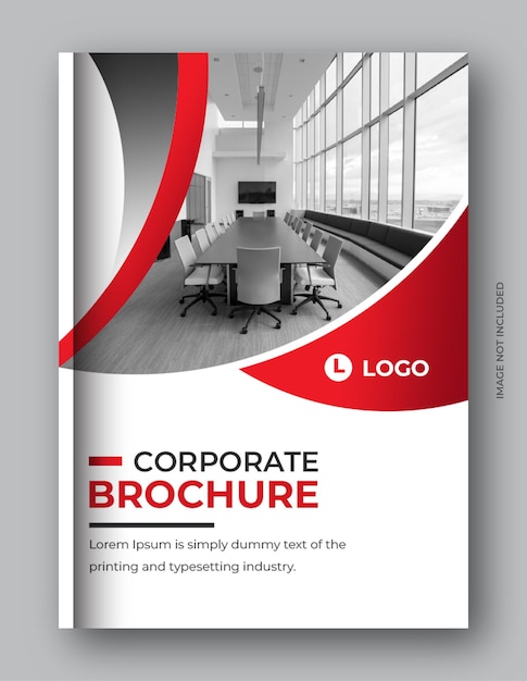 Corporate business brochure book cover design template