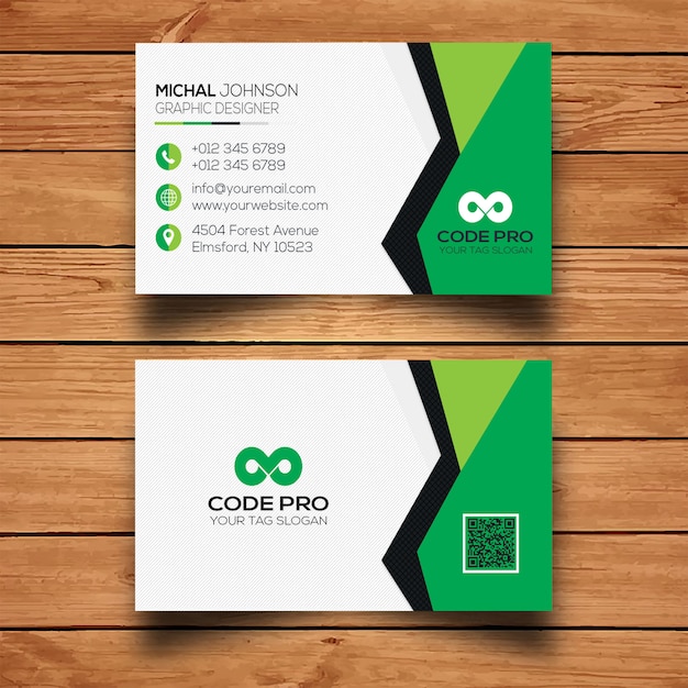 PSD corporate business card design