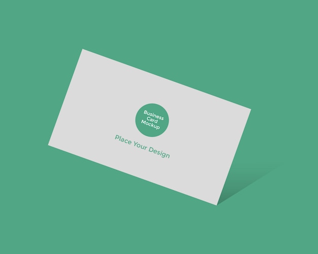 Corporate business card marketing mockup