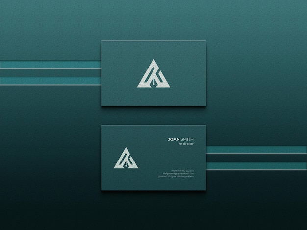 PSD corporate business card mockup