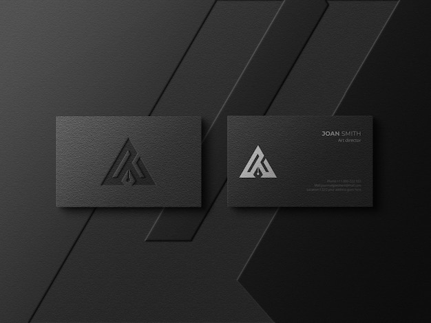 PSD corporate business card mockup