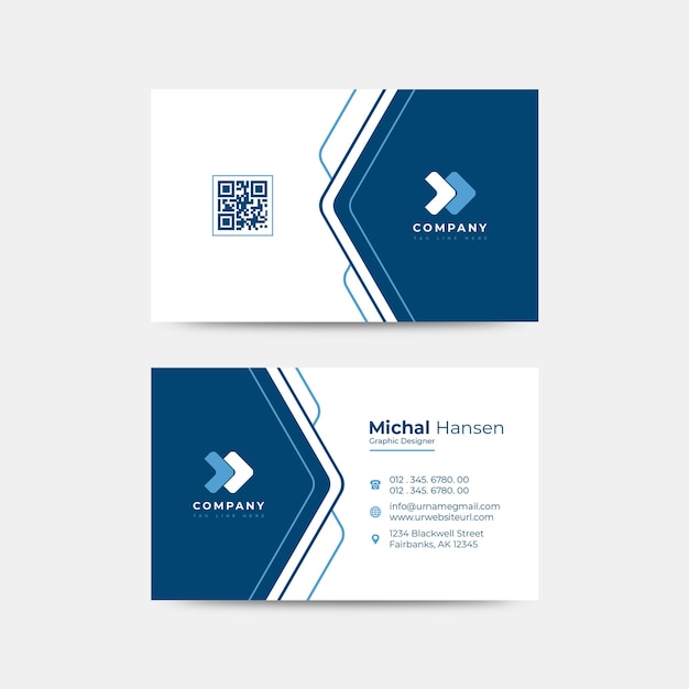 PSD corporate business card template psd design