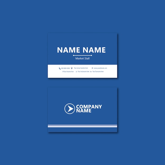 PSD corporate business card template