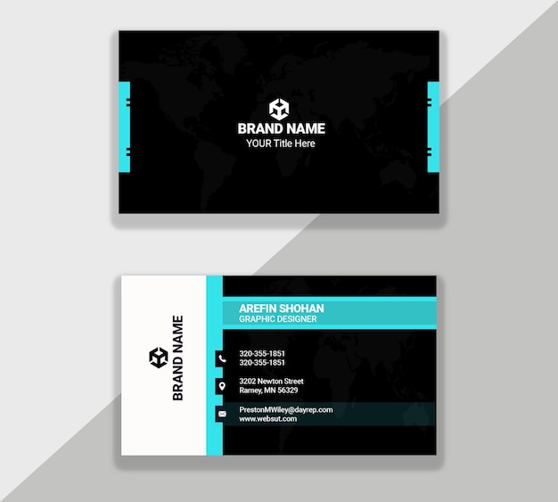 PSD corporate business card