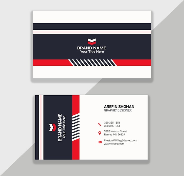 PSD corporate business card