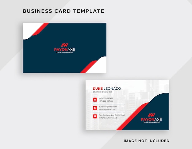 Corporate business card