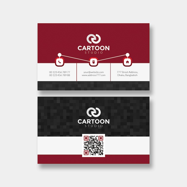 PSD corporate business card