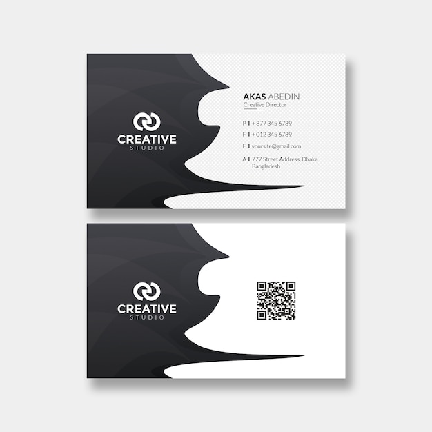 PSD corporate business card