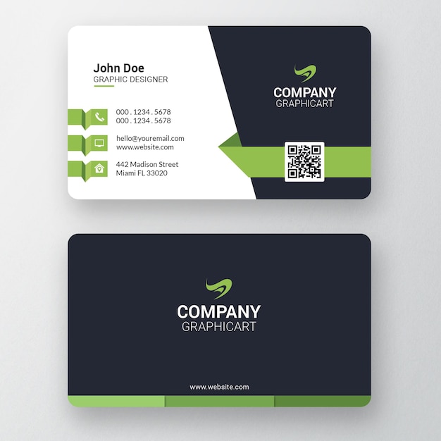 PSD corporate business card