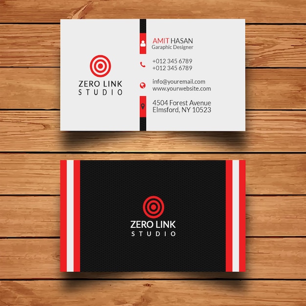 Corporate business card