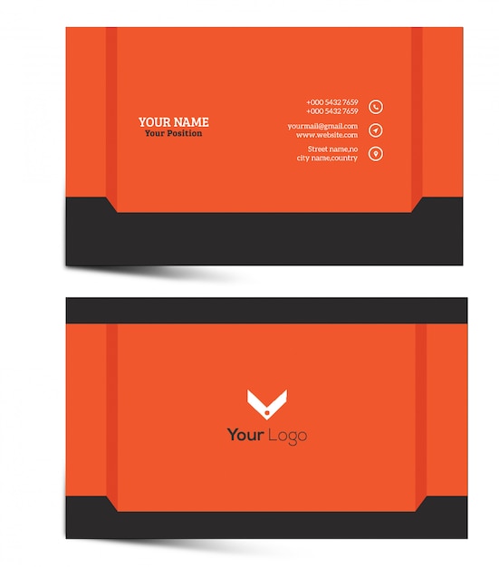 PSD corporate business card