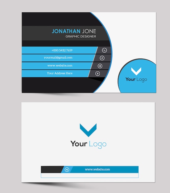 PSD corporate business card