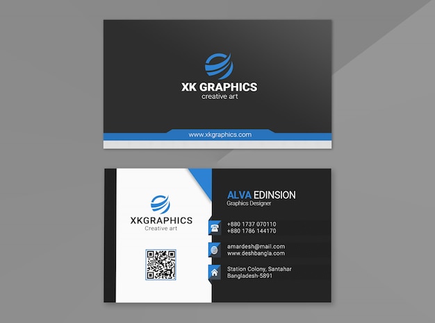 Corporate business card