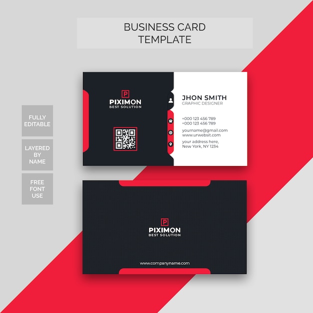 PSD corporate business card