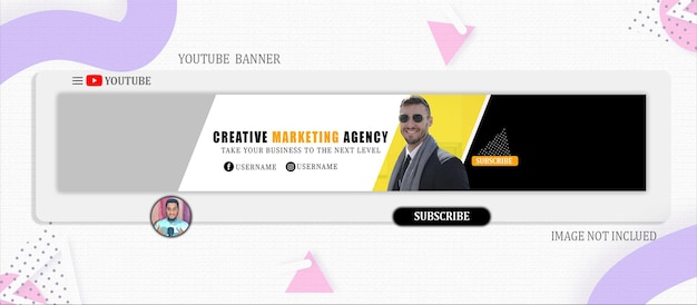 Corporate business and digital marketing youtube banner