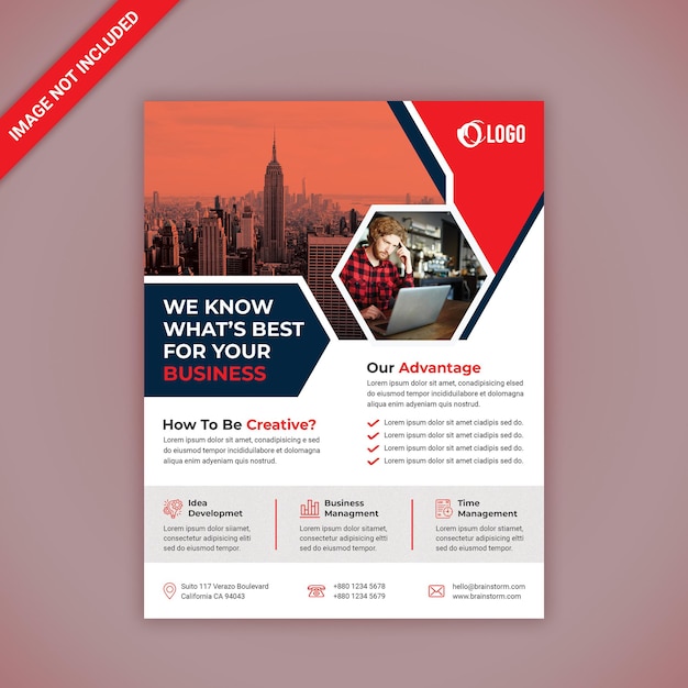 PSD corporate business flyer design