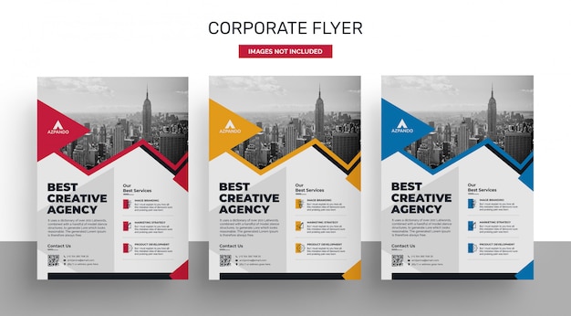 Corporate business flyer poster template design