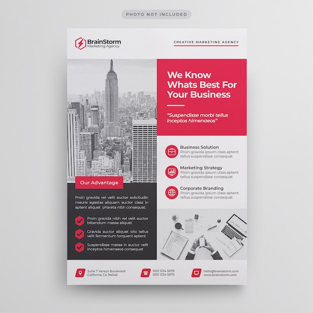 PSD corporate business flyer template