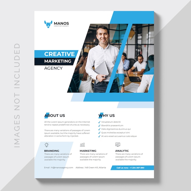 PSD corporate business flyer template