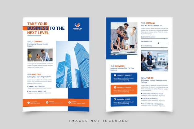 PSD corporate business flyer template