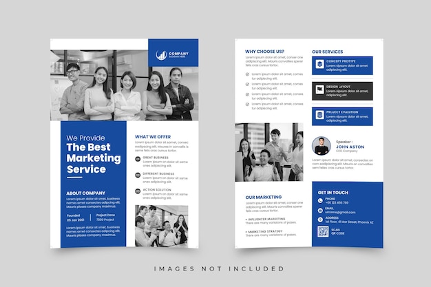 PSD corporate business flyer template