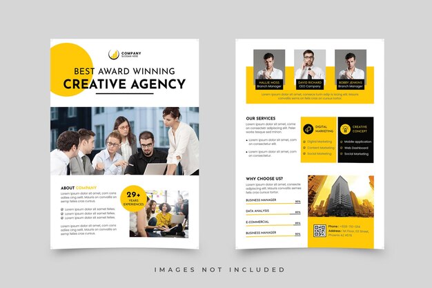 PSD corporate business flyer template