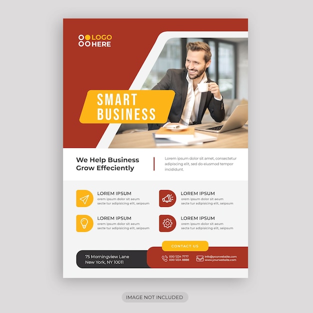 corporate business flyer template