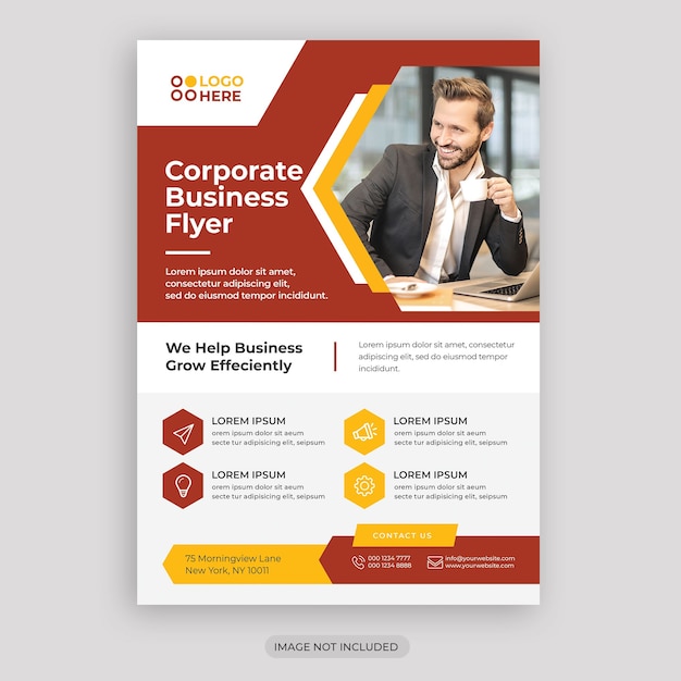 PSD corporate business flyer template