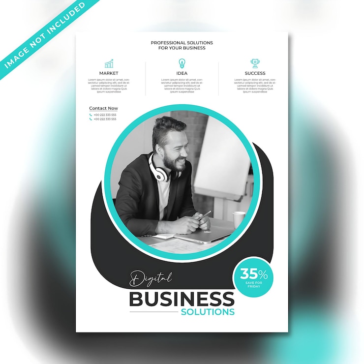 Corporate business flyer template