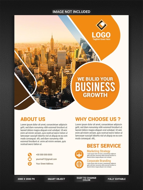 PSD corporate business flyer template